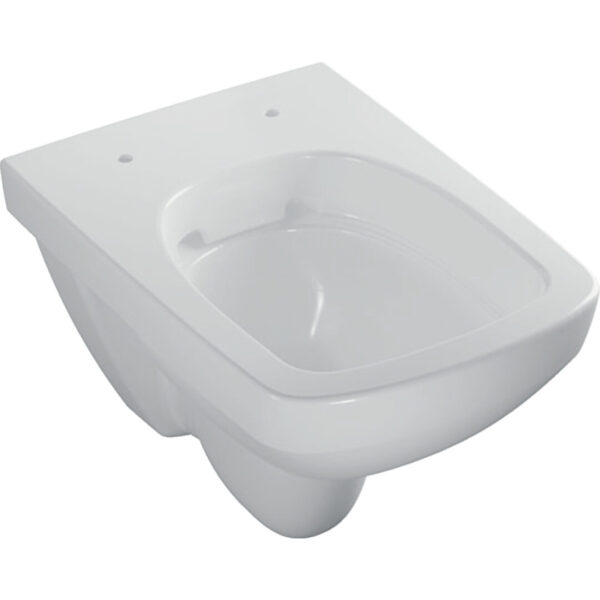 Geberit Selnova Compact konzolna WC šolja, četvrtasti dizajn, smanjena dubina, Rimfree 500.280.01.7