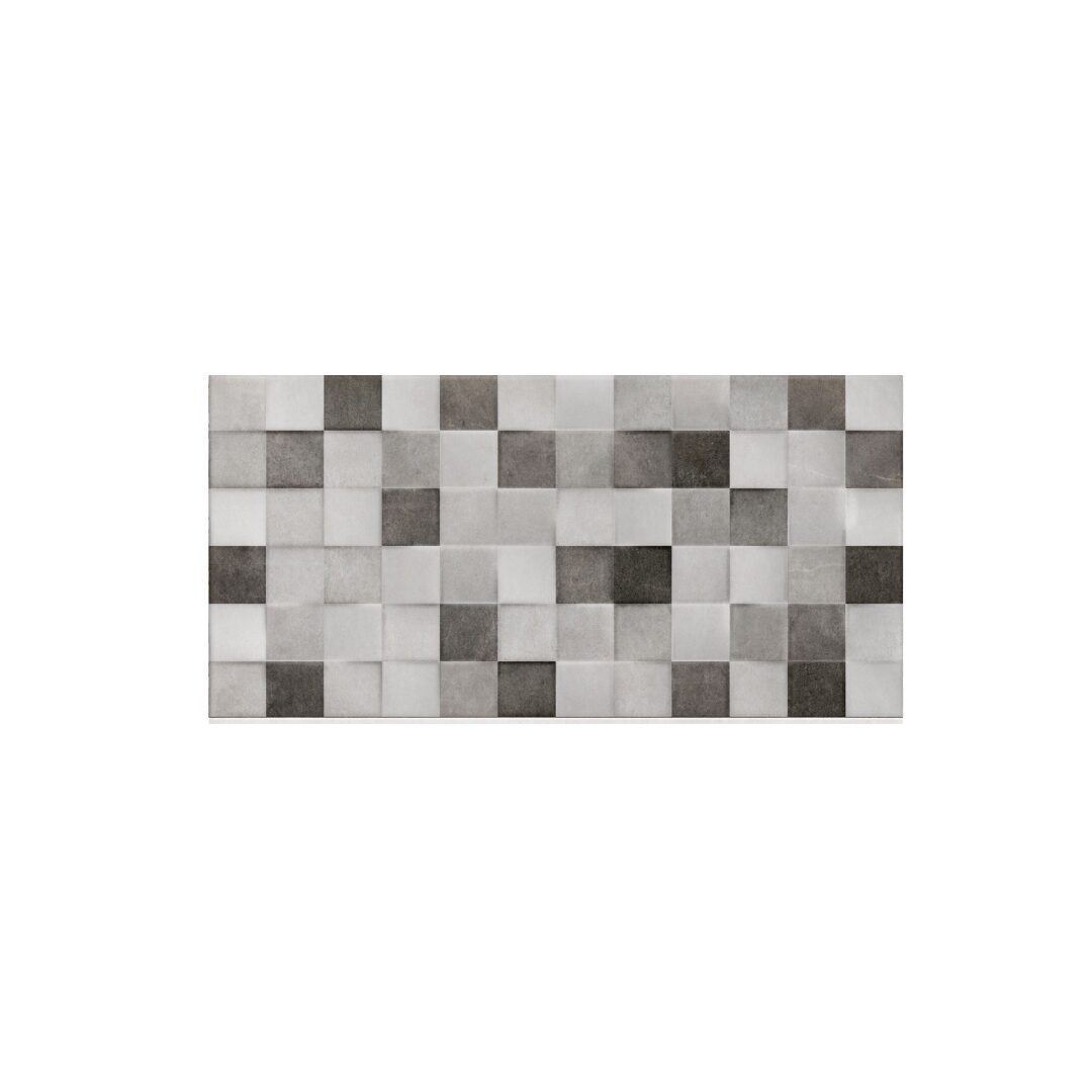 Keros Ceramica - Bronx Cubic Gris 25x50