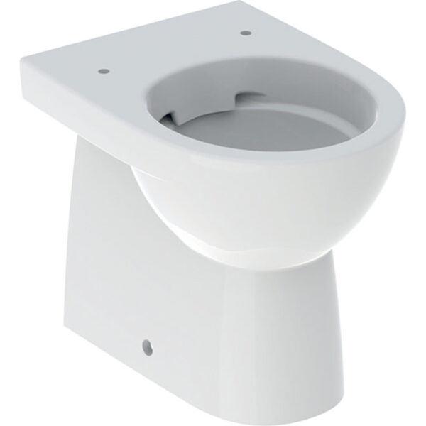 Geberit Selnova Compact podna WC šolja, u ravni zida, horizontalni ili vertikalni odvod, vidljivo kačenje, smanjena dubina, Rimfree 500.394.01.7