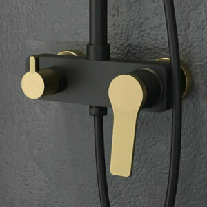 Karag- Andare usponski tuš Nero+ RoseGold