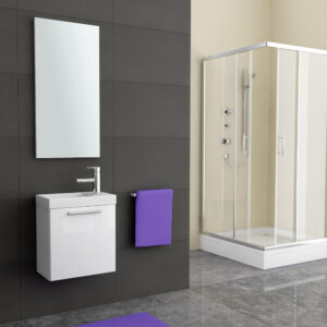 Kolpa San Kiki – Ormarić sa umivaonikom od livenog mermera 40cm