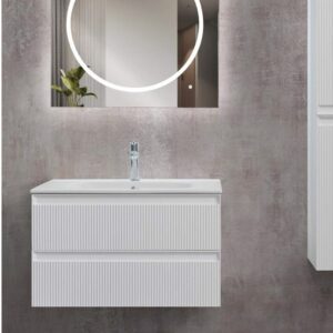 LINEART – Kupatilski ormarić sa umivaonikom CODE 800, white