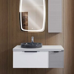 LineArt Syrma white  – Kupatilski ormarić bez umivaonika