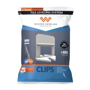 System Leveling spone 1,5 mm – 100 kom | Spone za nivelaciju pločica